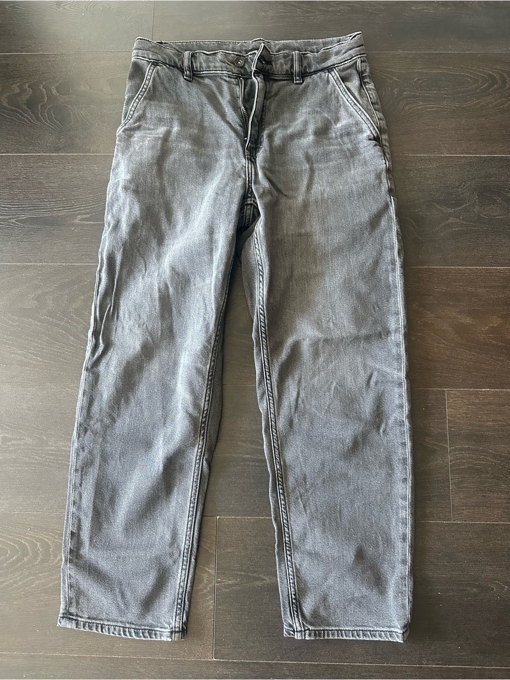 Uniqlo Men's Relaxed Ankle Jeans - Small